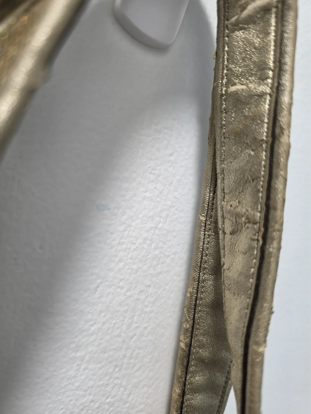 Coach Beige Signature Shoulder Bag with Gold Straps and Colorful Graphic Accents